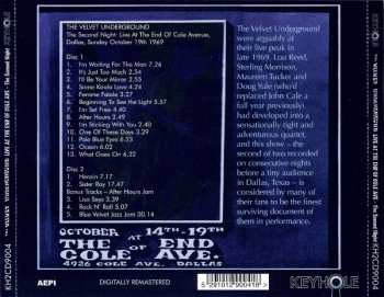 2CD The Velvet Underground: Live At The End Of Cole Ave. - The Second Night