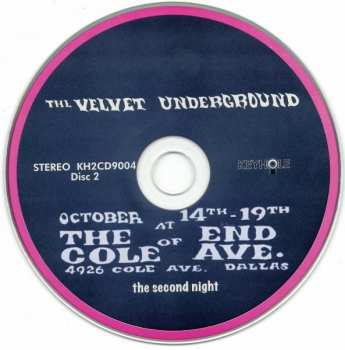 2CD The Velvet Underground: Live At The End Of Cole Ave. - The Second Night