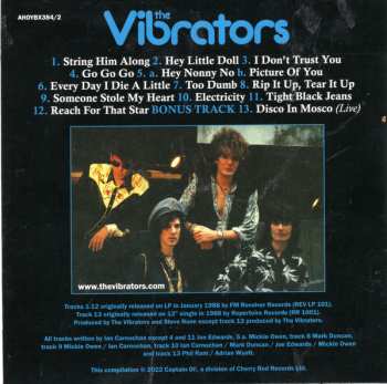 5CD/Caja The Vibrators: The Albums 1985-1990