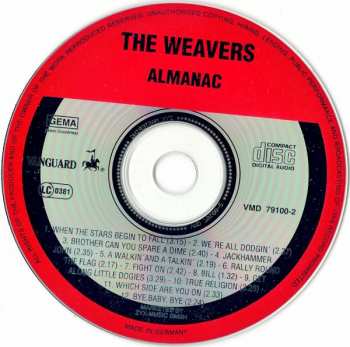 CD The Weavers: The Weavers' Almanac