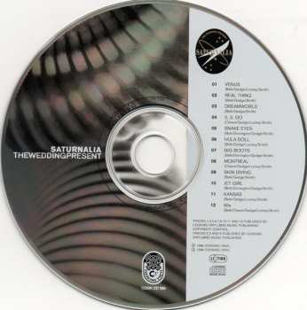 CD The Wedding Present: Saturnalia