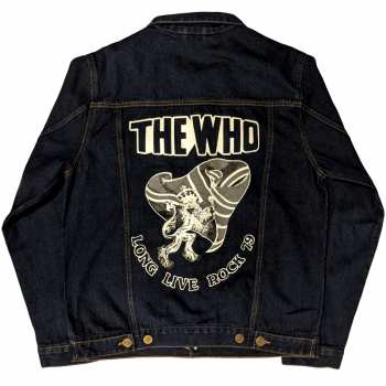 Mercancía The Who: The Who Unisex Denim Jacket: Long Live Rock (back Print) (small) S