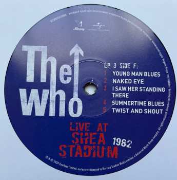 3LP The Who: Live At Shea Stadium 1982
