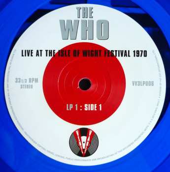 3LP The Who: Live At The Isle Of Wight Festival 1970 CLR