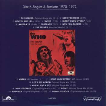 10CD/Caja/Blu-ray The Who: Who's Next | Life House DLX | LTD