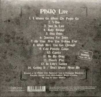 2CD The Wildhearts: Never Outdrunk • Never Outsung (PHUQ Live)