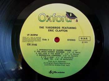 LP The Yardbirds: The Yardbirds Featuring Eric Clapton, Eric (Slow-Hand) Clapton