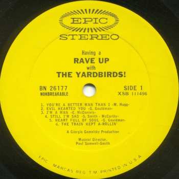 LP The Yardbirds: Having A Rave Up With The Yardbirds