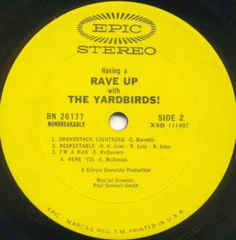 LP The Yardbirds: Having A Rave Up With The Yardbirds