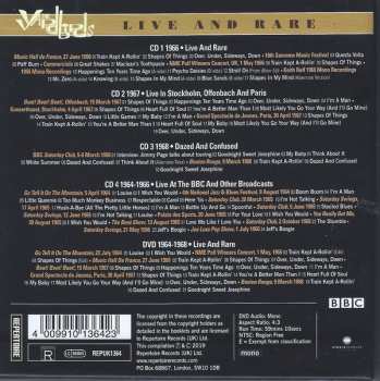 4CD/DVD/Caja The Yardbirds: Live And Rare LTD