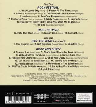 2CD The Youngbloods: Rock Festival/ Ride The Wind/ Good And Dusty