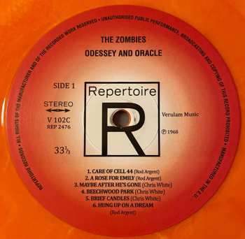 LP The Zombies: Odessey And Oracle CLR