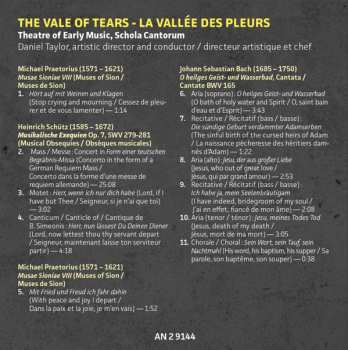 CD Daniel Taylor: The Vale Of Tears - La Vallée Des Pleurs