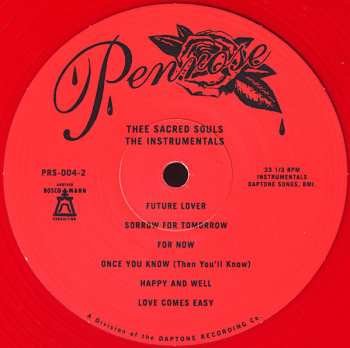 LP Thee Sacred Souls: The Instrumentals LTD