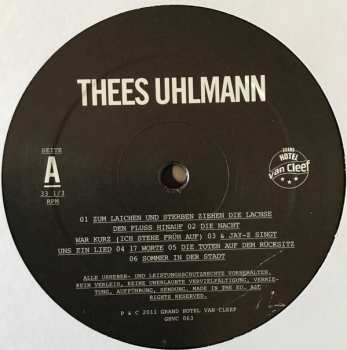 LP Thees Uhlmann: Thees Uhlmann