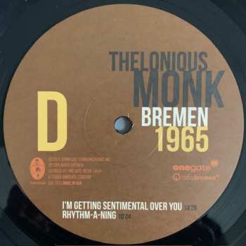 2LP Thelonious Monk: Bremen 1965