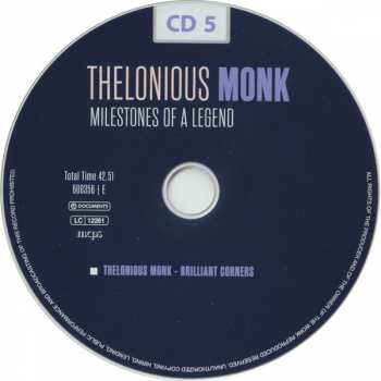 10CD/Caja Thelonious Monk: Milestones Of A Legend
