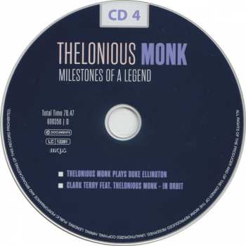 10CD/Caja Thelonious Monk: Milestones Of A Legend