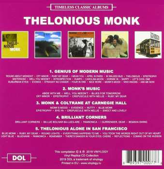 5CD/Caja Thelonious Monk: Timeless Classic Albums -  The Genius