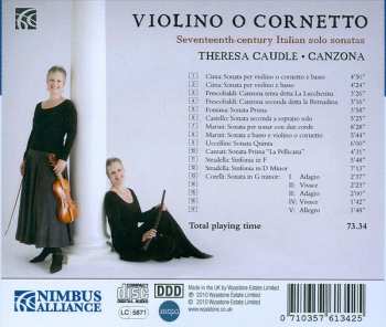 CD Theresa Caudle: Violino O Cornetto