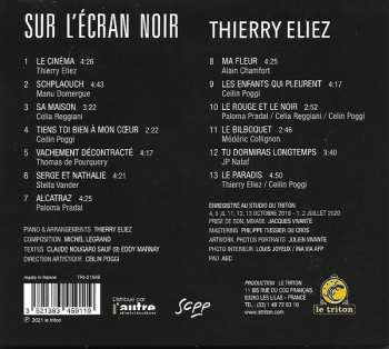CD Thierry Eliez: Sur L'Écran Noir