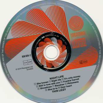 CD Thin Lizzy: Nightlife