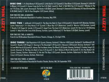 3CD Thin Lizzy: Transmission Impossible