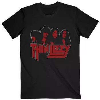 Camiseta Band Photo Logo Thin Lizzy