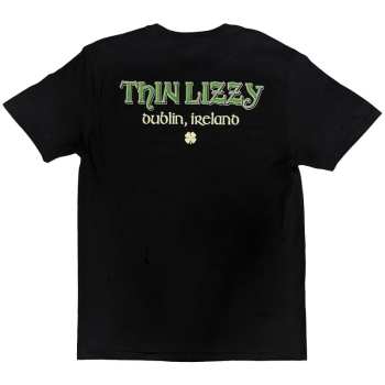 Mercancía Thin Lizzy: Thin Lizzy Unisex T-shirt: Celtic Ring (back Print) (small) S