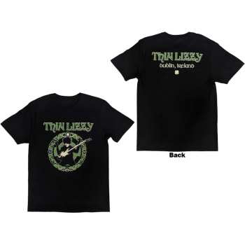 Mercancía Thin Lizzy: Thin Lizzy Unisex T-shirt: Celtic Ring (back Print) (small) S
