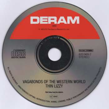 CD Thin Lizzy: Vagabonds Of The Western World