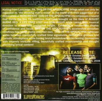 CD This Or The Apocalypse: Monuments