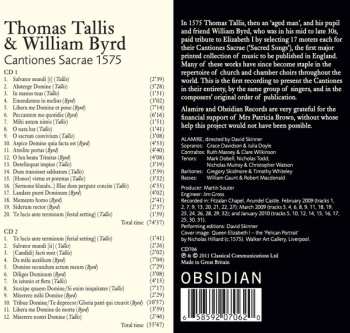 2CD William Byrd: Cantiones Sacrae 1575