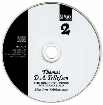 4CD Einar Steen-Nøkleberg: The Complete Works For Piano Solo