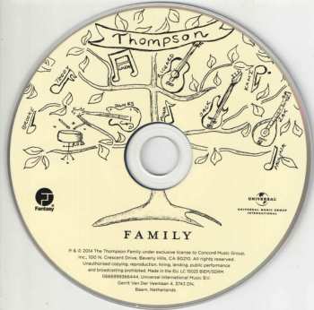 CD/DVD Thompson: Family DLX