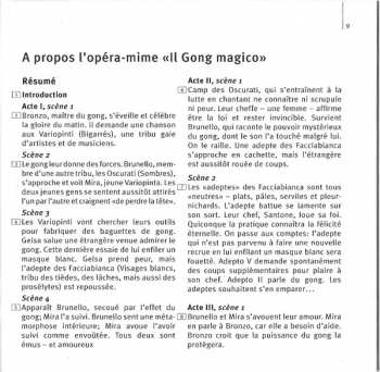 CD Thüring Bräm: Il Gong Magico (Mimopera In Vier Akten)