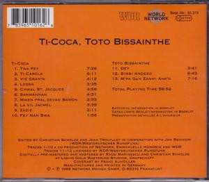 CD Toto Bissainthe: Haiti: Ti-Coca / Toto Bissainthe