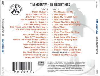 2CD Tim McGraw: 35 Biggest Hits