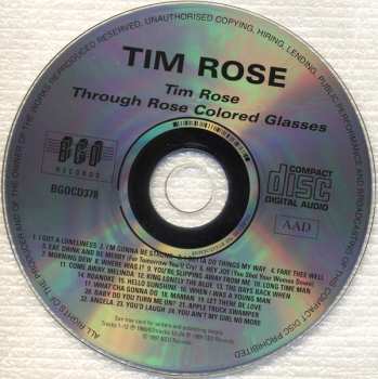 CD Tim Rose: Tim Rose / Through Rose Colored Glasses