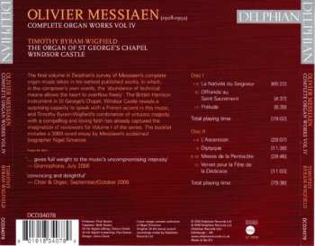 2CD Timothy Byram-Wigfield: Olivier Messiaen - Complete Organ Works Vol IV
