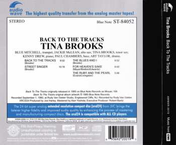 CD Tina Brooks: Back To The Tracks