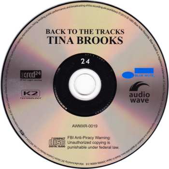 CD Tina Brooks: Back To The Tracks