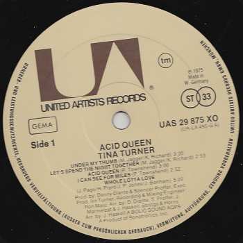 LP Tina Turner: Acid Queen