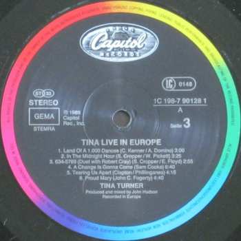 2LP Tina Turner: Tina Live In Europe