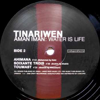 2LP Tinariwen: Aman Iman: Water Is Life