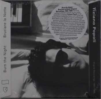 CD Tiziano Popoli: Burn the Night / Bruciare la Notte: Original Recordings, 1983–1989