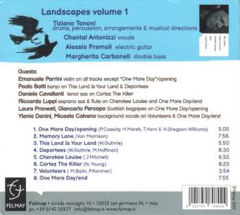 CD Tiziano Tononi: Landscapes Volume 1 (Songs In Opposition)