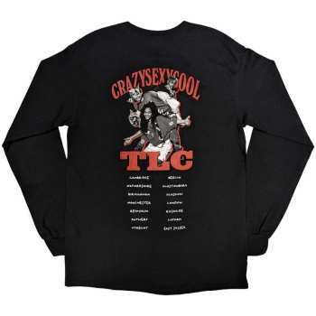 Mercancía TLC: Tlc Unisex Long Sleeve T-shirt: Crazysexycool Photo European Tour 2022 (back Print & Ex-tour) (small) S