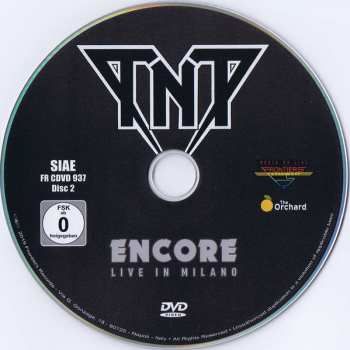 CD/DVD TNT: Encore Live In Milano DLX