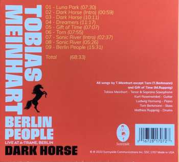 CD Tobias Meinhart: Dark Horse - Berlin People